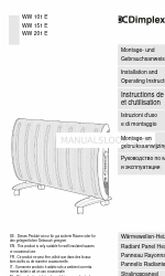 Dimplex WW 151 E Manuale di installazione e istruzioni per l'uso