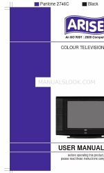 Arise COLOUR TELEVISION Benutzerhandbuch