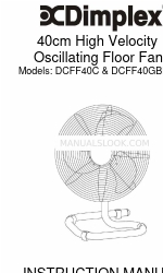 Dimplex DCFF40C Gebruiksaanwijzing