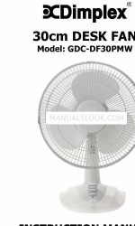 Dimplex GDC-DF30PMW Instruction Manual