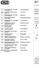 Cruz 01-17 조립 지침 매뉴얼