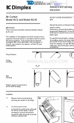 Dimplex AC45 Инструкции по установке и эксплуатации