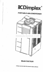 Dimplex DAC15JH Owner's Manual