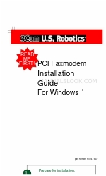 3Com PCI Faxmodem Manual de instalação