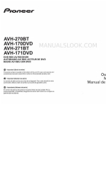 Pioneer AVH-170DVD Owner's Manual