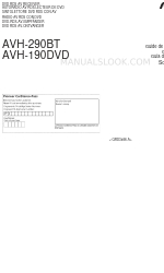 Pioneer AVH-190DVD Manual de inicio rápido
