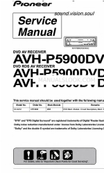 Pioneer AVH-P5900DVD Manuale di servizio