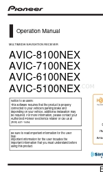 Pioneer AVIC-7100NEX Manual de operação