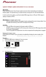 Pioneer AVIC-8000NEX Handleiding voor firmware-update