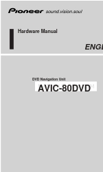 Pioneer AVIC-80DVD Manual Perangkat Keras