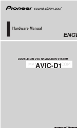 Pioneer AVIC-D1 Manual do hardware