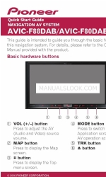 Pioneer AVIC-F80DAB Manual de início rápido