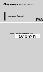Pioneer AVIC-X1R Manual Perangkat Keras
