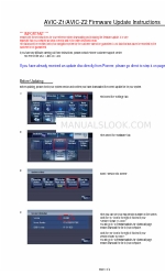 Pioneer AVIC-Z2 - Navigation System With DVD player Petunjuk Pembaruan Firmware