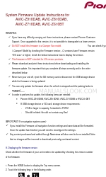 Pioneer AVIC-Z810DAB Instructies voor bijwerken van systeemfirmware