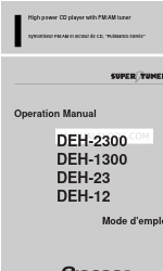 Pioneer DEH-12 Manual de instrucciones