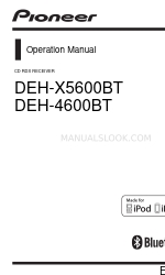 Pioneer DEH-4600BT Manuale operativo