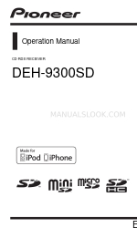 Pioneer DEH-9300SD Betriebshandbuch