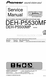 Pioneer DEH-P5530MP Manuale di servizio