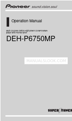 Pioneer DEH-P6750MP Manuale operativo