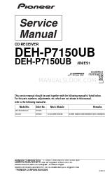 Pioneer DEH-P7150UB/XN/ES Manuale di servizio