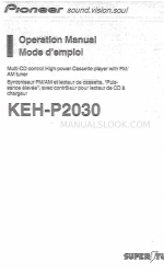 Pioneer KEH-P2030 Manual de instrucciones