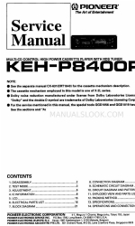 Pioneer KEH-P8400R Manuale di servizio