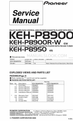 Pioneer KEH-P8900R Manuale di servizio