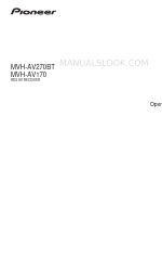 Pioneer MVH-AV170 Operation Manual