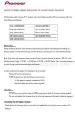 Pioneer MVH-X390BT/XINUC Instruções de atualização