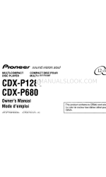 Pioneer P1280 - CDX CD Changer Benutzerhandbuch