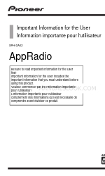 Pioneer SPH-DA02 Важная информация для пользователя