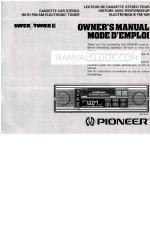 Pioneer SUPER TUNER III KEH-5252 소유자 매뉴얼