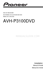 Pioneer Super Tuner IIID AVH-P3100DVD Installatiehandleiding