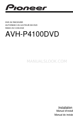 Pioneer Super Tuner IIID AVH-P3100DVD Посібник з монтажу