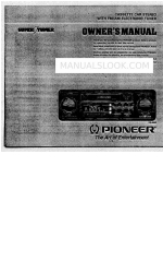 Pioneer super tuner KE-3838 Посібник користувача