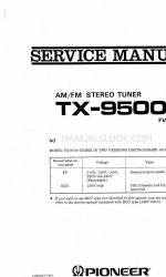 Pioneer TX-9500 Manuel d'entretien