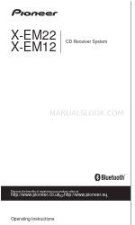 Pioneer X-EM22 Operating Instructions Manual