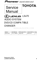 Pioneer XDV-M8137ZT-91/UC Manuel d'entretien