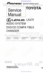 Pioneer XDV-M8137ZT-91/UC Manuel d'entretien