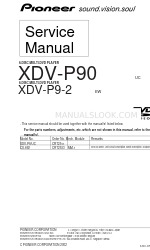 Pioneer XDV-P9-2/EW Manual de servicio