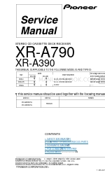 Pioneer XR-A390 Service Manual