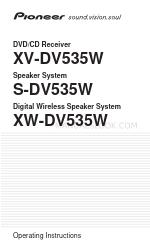 Pioneer XW-DV535W Operating	 Instruction