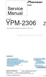 Pioneer YPM-2306ZF Manual de serviço