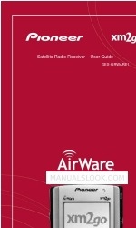 Pioneer AIRWARE - XM Personal Radio Podręcznik użytkownika