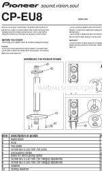 Pioneer CP-EU8 Инструкция по эксплуатации