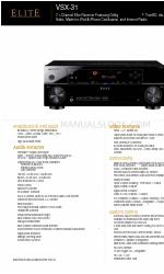 Pioneer Elite VSX-31 Spezifikationen