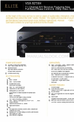 Pioneer ELITE VSX-92TXH Технічні характеристики