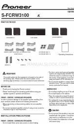 Pioneer HTP-2920 Operating Instructions Manual