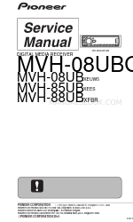 Pioneer MVH-08UBG/XEUW5 Service Manual